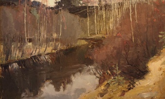 Весна на реке - картина А.П.Фирсова